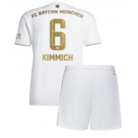 Fotbalové Dres Bayern Munich Joshua Kimmich #6 Dětské Venkovní 2022-23 Krátký Rukáv (+ trenýrky)